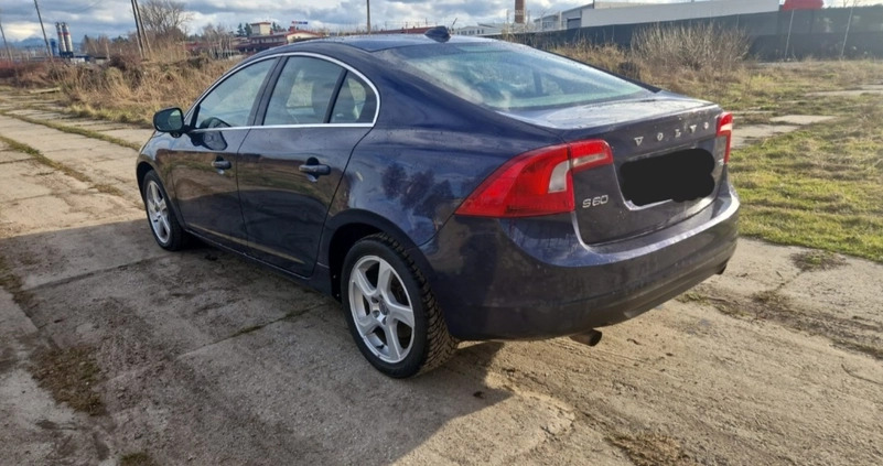 Volvo S60 cena 27900 przebieg: 210128, rok produkcji 2013 z Sulęcin małe 92